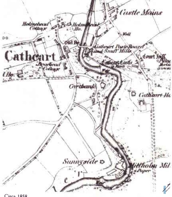 Map of Cathcart Circa 1858