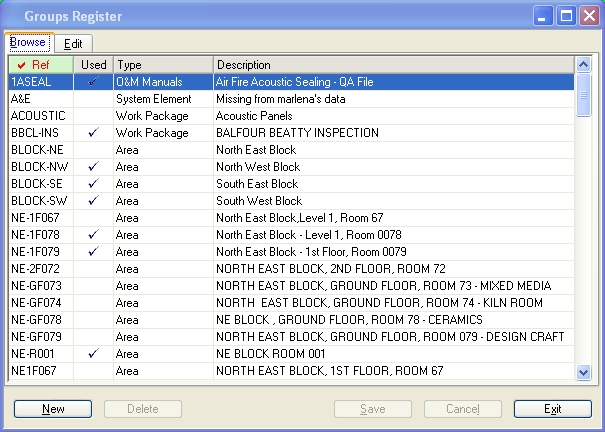 Groups Browse