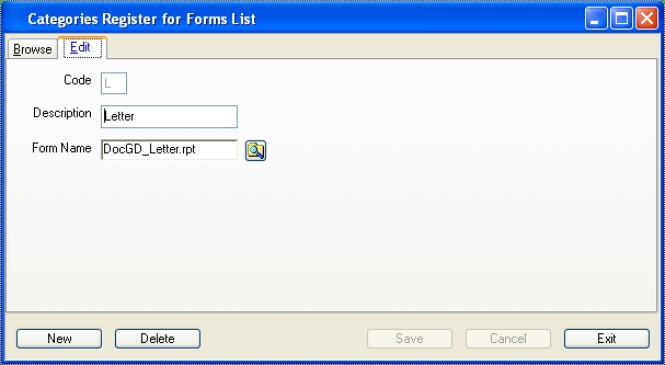 Category with Document Layout