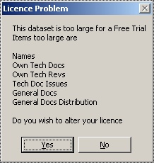 Alter Licence Request