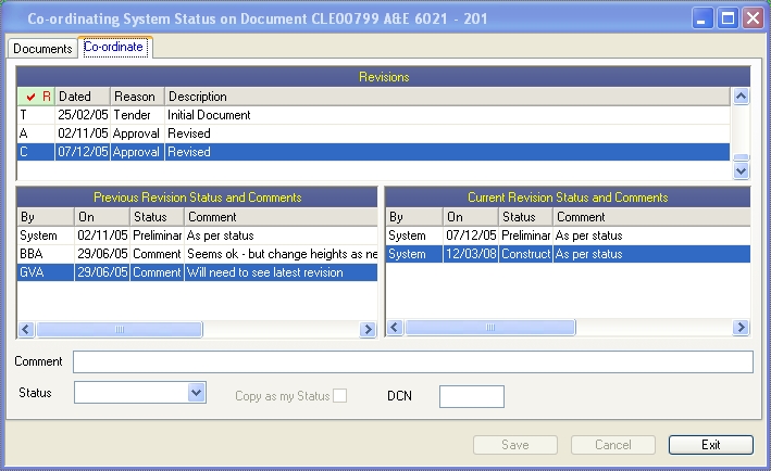 Coordinate Document