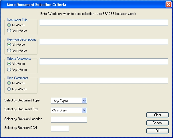 Complex Filter for Others Documents