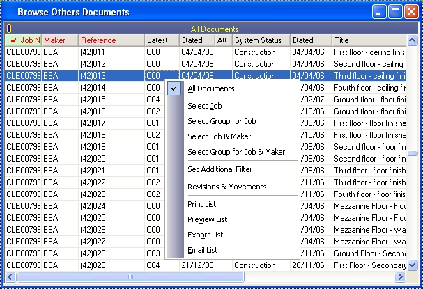 List of Others Documents