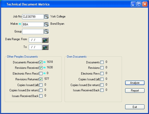 Document Metrics