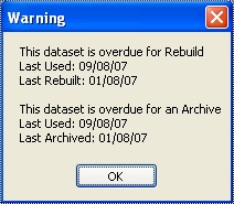 Overdue Warning